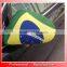 28*30cm high quality spandex Brazil car mirror cover,flag mirror cover