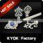 KYOK Elegant white gold crack color curtain finials, curtain rod set wholesale with cheap price