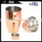 250ml Bacardi Cocktail Shaker Mini, Custom Logo Copper Plated Cocktail Shaker Professional