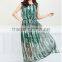 Free sample Western long maxi print sexy plus size sleeveless ladies dress for beach