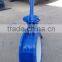 Flanged Double eccentric butterfly valve with gearbox and extension spindle