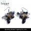 Multi color Charming jewellry rhinestone dangle earrings jewelry iron sheet earrings for women