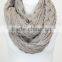 YAEL Hot Sale Winter Women Chunky Crochet Loop Scarf Knitting Pattern