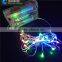 2m 20leds silver wire flower shape led battery string light