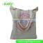 Custom Large Supermarket Cotton Canvas Promotional Gift Tote Bag