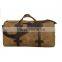 Waterproof Waxed Canvas Travel Bag With Leather Trim                        
                                                Quality Choice