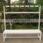 Single Side Changing Room Bench Metal Dressing Room Bench