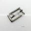 21mm slim narrow long shape pin buckle black gun metal color lady waist strap buckle