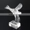 2015 new beautiful lifelike crystal birds animal figurines