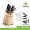 Hot sales kitchen stainless steel knife set with wooden handle