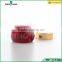 Hot sale 50ml empty cosmetic glass jar face cream glass jar with lids