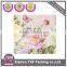 Custom Cardboard Paper Bag With Flower Printing