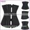 7 Steel Bone Nude Zipper And Clip Latex Rubber Waist Training Corset