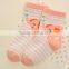 2014 High quality fashion three color ankle white cotton student socks
