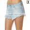 2015 short frayed denim shorts jeans shorts women JXQ1149