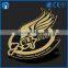 Cheap custom metal 3D car badge emblems 3M sticker