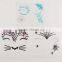 custom hot sale party makeup eye tatoo sticker holiday face rhinestone sticker