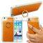 Multifunction PU Leather Back Case for iPhone 6s with Ring Holder Stand