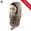 Fashion Women Beauty Wholesale Cotton Lace Floral Hijab Shawls Muslim Scarves
