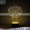LED 7 color changing colorful table lamp festival toy gift3d led night light