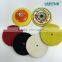 marble glass polishing felt wheel 3 step diamond wet flexible polishing pads