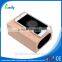 Wooden Qi Wireless Charger Transmitter Bluetooth Speaker + Alarm Clock