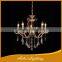 Antique Hot Selling Classical 5 Lights Crystal Chandelier Lamp With Iron Material