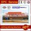 High efficiency rotary kiln for gold processing plant