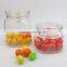 Hot Sale Glass Cookie Jar with Glass Lid