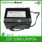UN 38.3 12v 10ah lifepo4 battery for integrated light