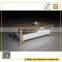 2016 latest design solid import ash wood 2 drawers coffee table