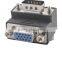 VGA 15 Pin Male To Female M/F 90 degree Right Angle Adapter Cord Monitor Connector