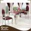 Italian Style Marble Dining Table Set China Manufactory
