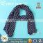 Polyester woven digital printed dot chiffon fabric