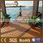 Foshan Color wood grain texture synthetic lumber wpc board flooring