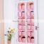 12-grid Non woven fabric Hanging folding wardrobe storage bag