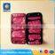 Multifunction girl rolling rose red 600D trendy makeup bag