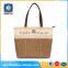 Multifunction Khaki and White Tote Bag Canvas for Day Life