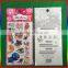 embossed PVC stickers birds stickers
