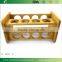 BH010/ Rolling Up Art Bamboo Wooden Salt Pepper Spice Rack for Kitchen and Wedding Gift