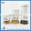Colored Glass Container With Lid for Coffea Bean