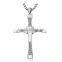 925 sterling silver unique unsix jewelry simple cross pendant