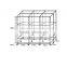 store clothes shelf Type / Modern Style big clothing shelf