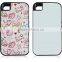 Big Sale White Blank 2D Sublimation TPU Silicone Rubber Phone Case for Iphone4S