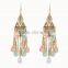 Fashion jewelry tassel earrings diamond jewelry