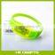 Sound sensor LED flashing hand band silicon wristbandsound activated led bracelet