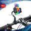 Flexible gooseneck design anti-slip motorcycle phone holder for smart phone