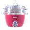 Hot sale 1.8L electric drum rice cooker with beatiful red color housing