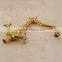 cupc faucets/golden basin tap, best sale basin brass golden faucet upc,South America golden faucet