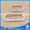 Handbag handle zinc alloy strap buckle metal Oval shape o ring buckle YH4202